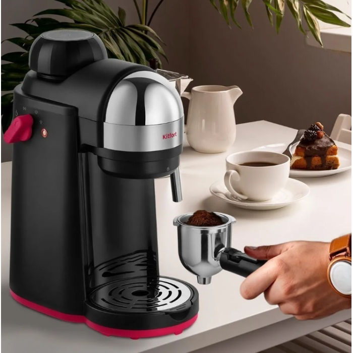 Кофеварка Kitfort KT-7444 черный