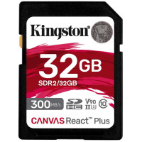 Карта памяти Kingston SDR2/32GB UHS-II U3 V90 32GB без адаптера