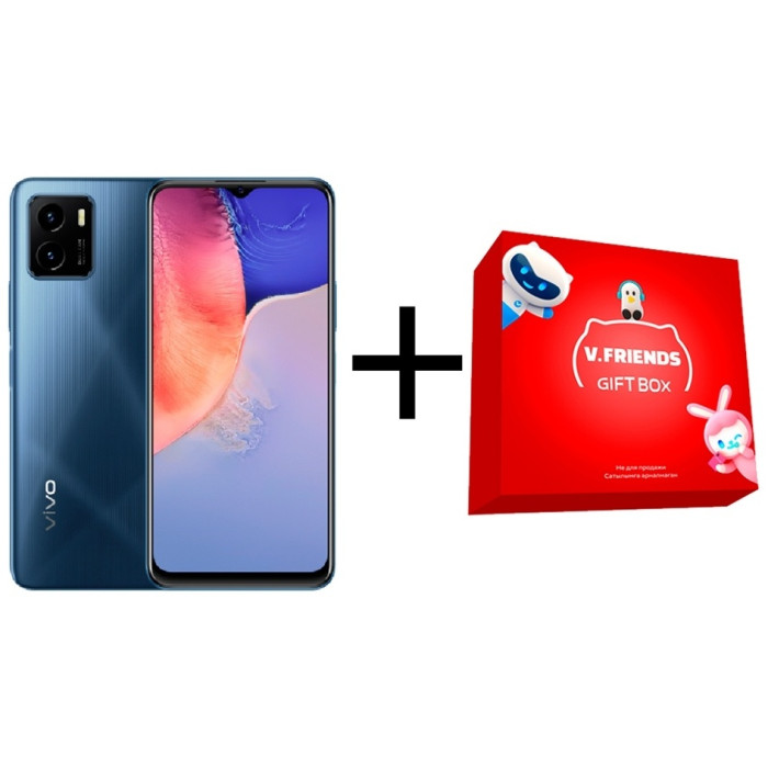 Vivo Y15S 3 ГБ/32 ГБ синий + подарок