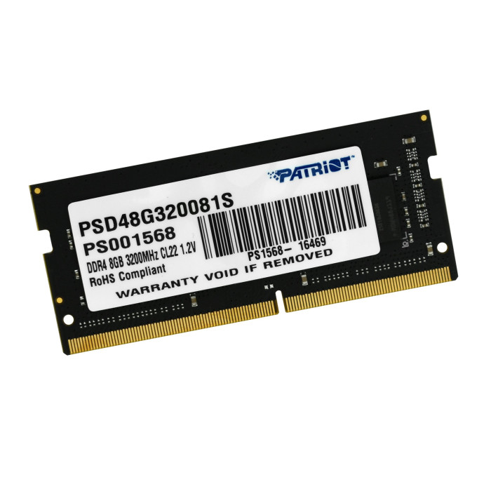 SO-DIMM DDR4 8 GB Patriot, PSD48G320081S, CL22