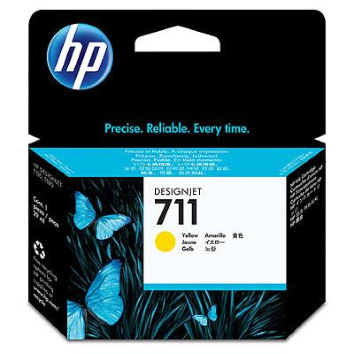 Картридж HP Europe/CZ132A/Чернильный/желтый/№711/29 мл<br>124187