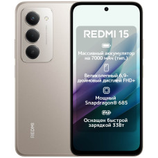 Xiaomi Redmi 15 4G 8 ГБ/256 ГБ серый