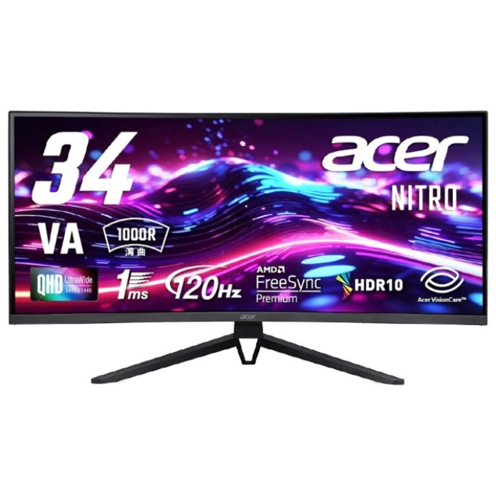 34" Acer Nitro ED343CURJ0bmiippx/UM.CE3EE.004 черный