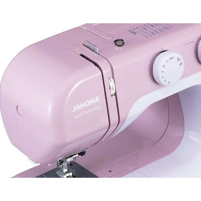 Janome J590 белый, розовый