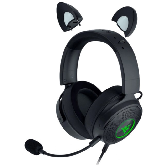 Razer Kraken Kitty V2 Pro черно-зеленый
