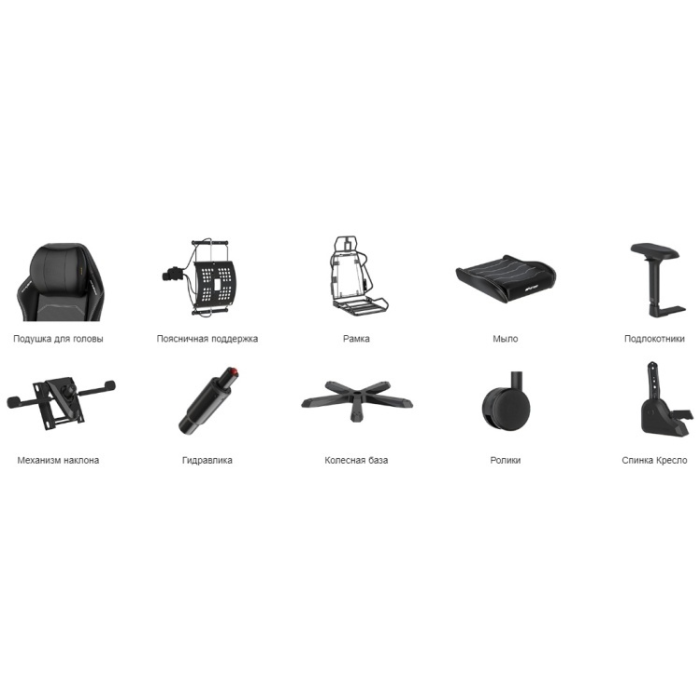 Игровое кресло DXRacer GC/XLMF23LTALTD/NE, черный, темно-зеленый