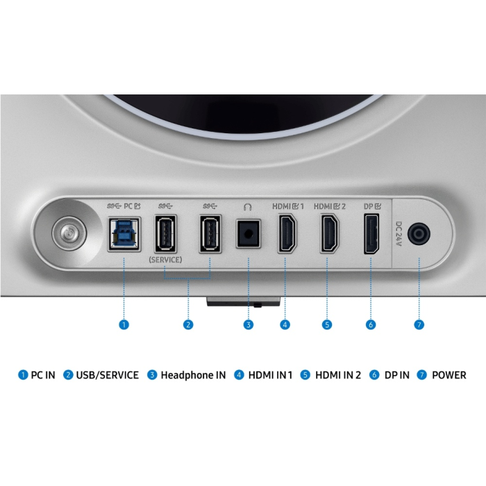 27' Samsung LS27DG600SIXCI серебристый