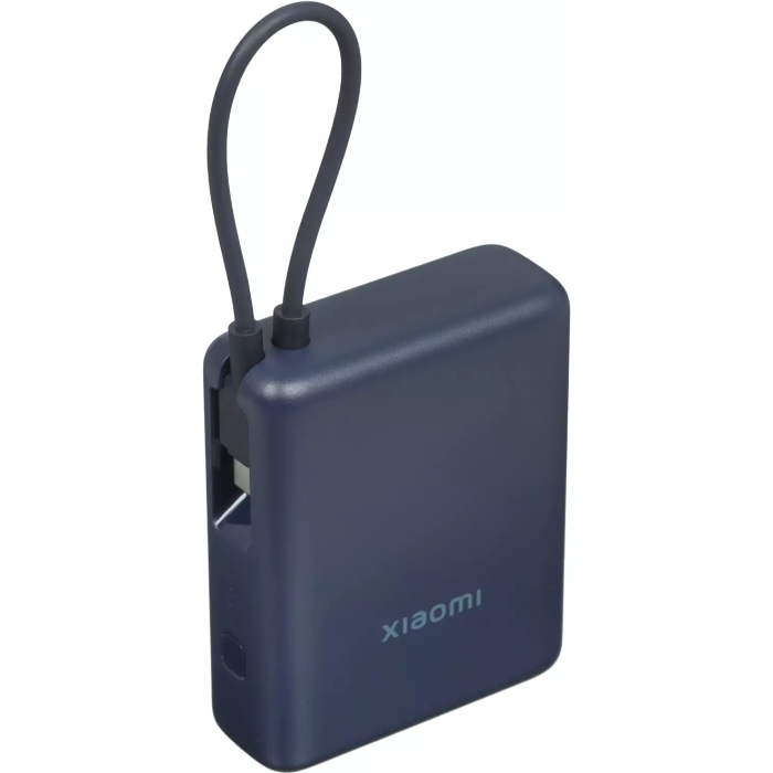 Портативный внешний аккумулятор Xiaomi 33W Power Bank 10000mAh (Integrated Cable) Ice Blue GL PB1033MI/BHR9341GL