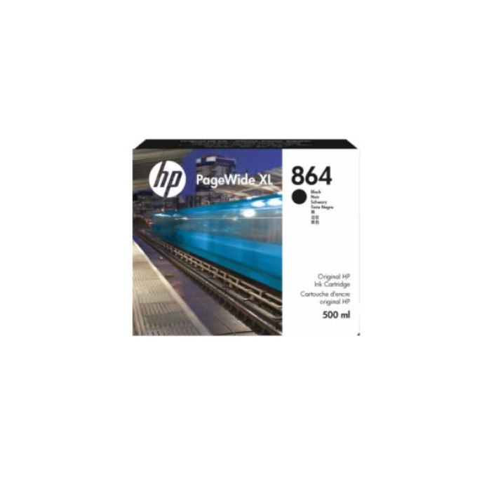 Картридж HP Europe/PageWide XL/Чернильный пигментный/№864/черный/500 мл<br>222719