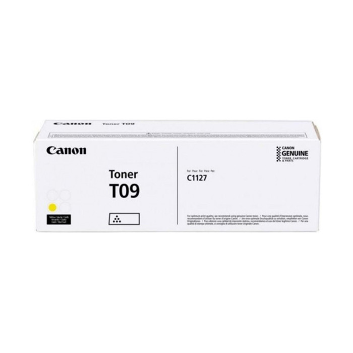 Тонер-картридж Canon TONER T09 YELLOW 3017C006AA<br>72500