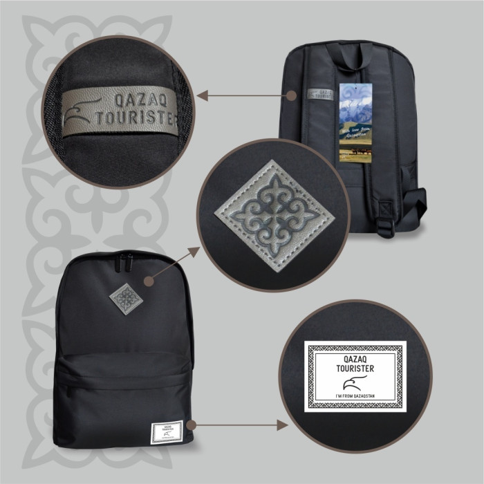 Рюкзак QAZAQ TOURISTER QT-003 черный