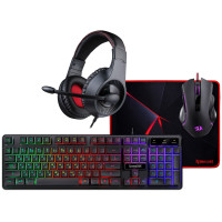 KeyBoard + mouse+headphone, , USB,Redragon S137, Black (72335)