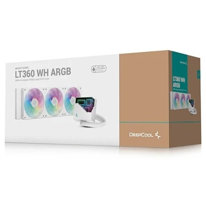 Кулер с водяным охлаждением Deepcool LT360 WH ARGB