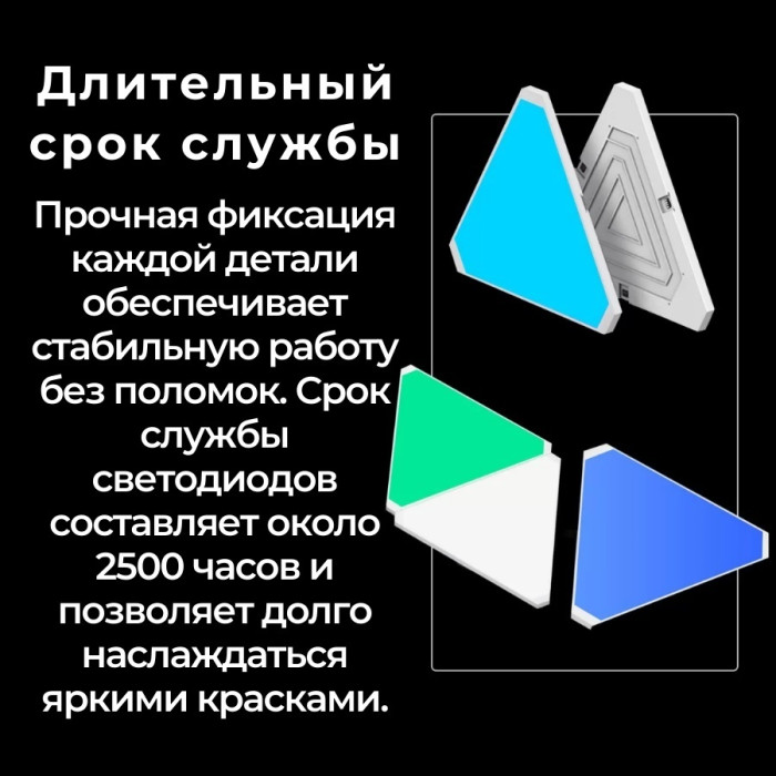 Xiaomi декоративный светильник Yeelight Smart Light Panels YLFWD-0012/0013-F1, пластик