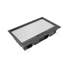 Лючок напольный c изменяемой глубиной DKC 88316 16 модулей Чёрный<br>73483