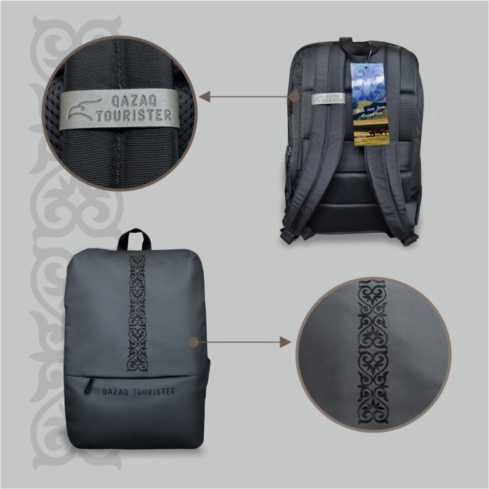 Рюкзак QAZAQ TOURISTER QT-001 нейлон черный