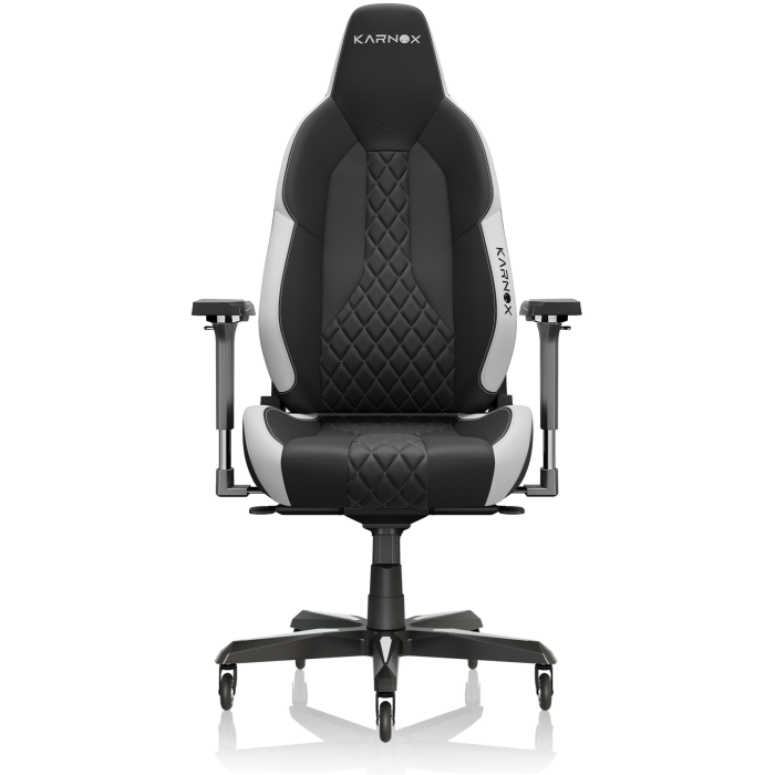 Игровое кресло Karnox COMMANDER, черный, белый