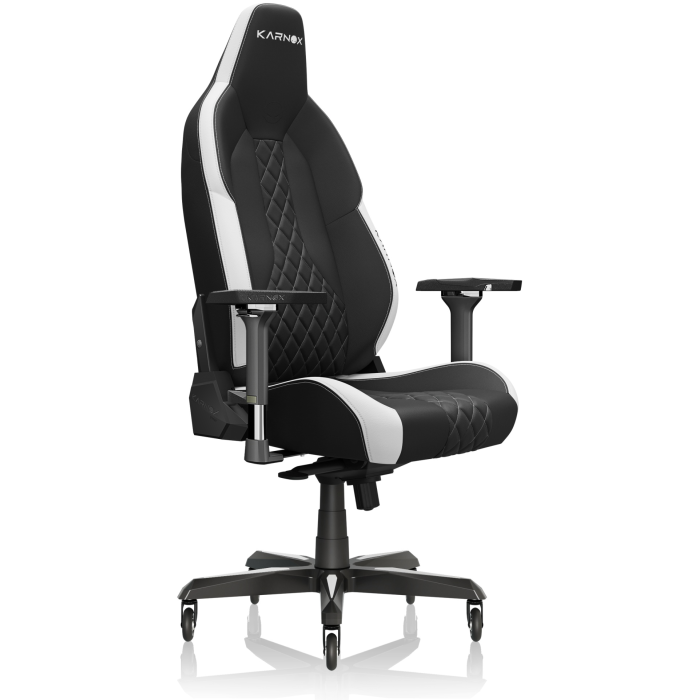 Игровое кресло Karnox COMMANDER, черный, белый