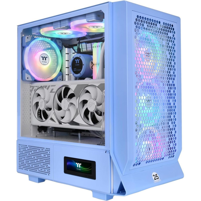 Thermaltake Ceres 330 TG ARGB Hydrangea синий
