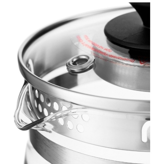 Электрочайник Kitfort КТ-6119 серебристый