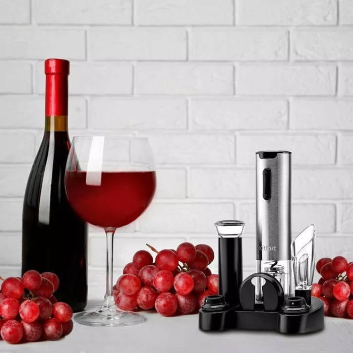 Kitfort аэратор для вина KT-4041 черный 3 шт