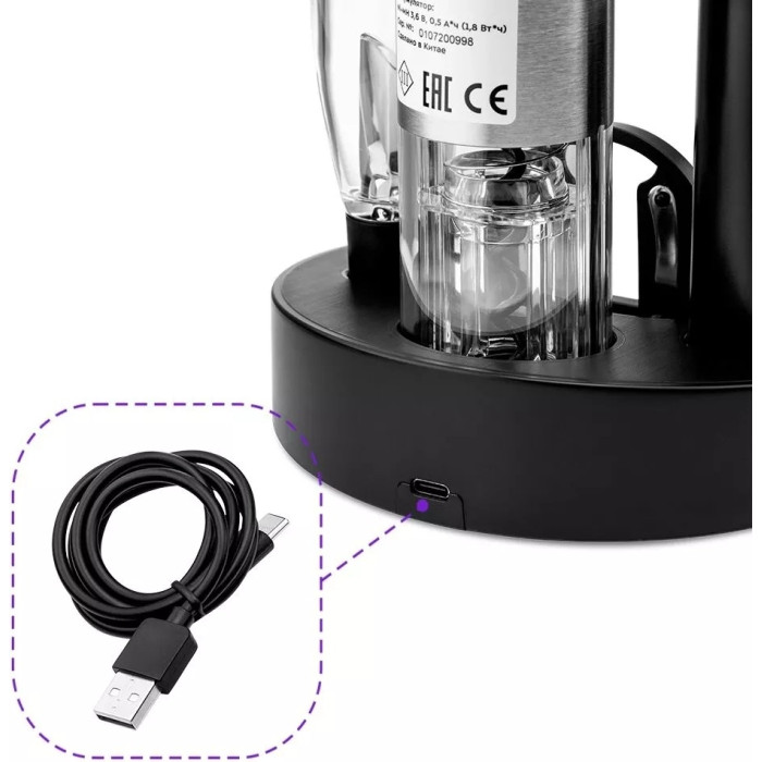 Kitfort аэратор для вина KT-4041 черный 3 шт