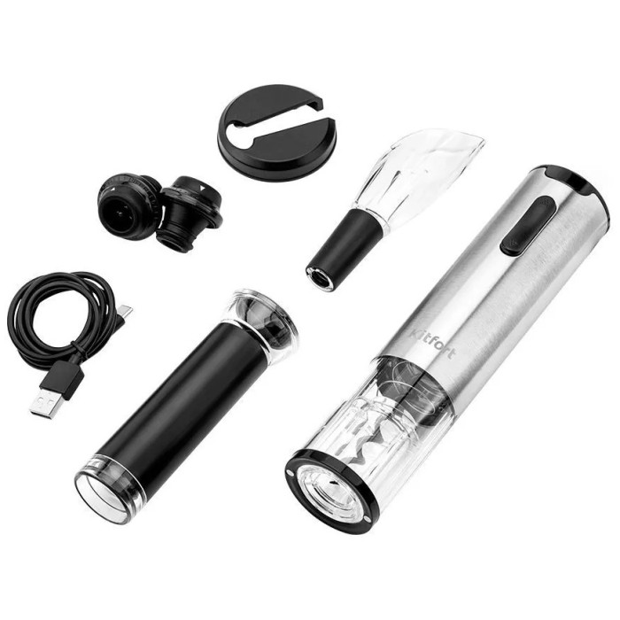 Kitfort аэратор для вина KT-4041 черный 3 шт