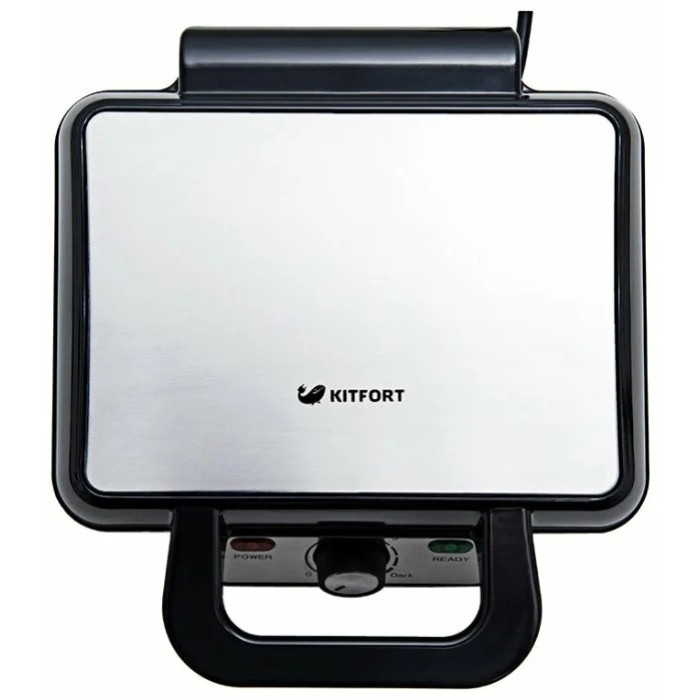Вафельница Kitfort KT-1620 серебристый