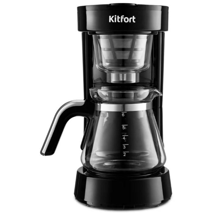 Кофеварка Kitfort КТ-759 черный