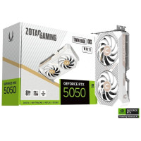 GPU NVIDIA, 8 GB, ZOTAC RTX 5050 TWIN EDGE OC WHITE ED [ZT-B50500Q-10M],HDMI/3DP,GDDR6/128-bit