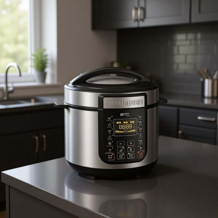 Скороварка/мультиварка REDMOND RMC-PM381 серебристый