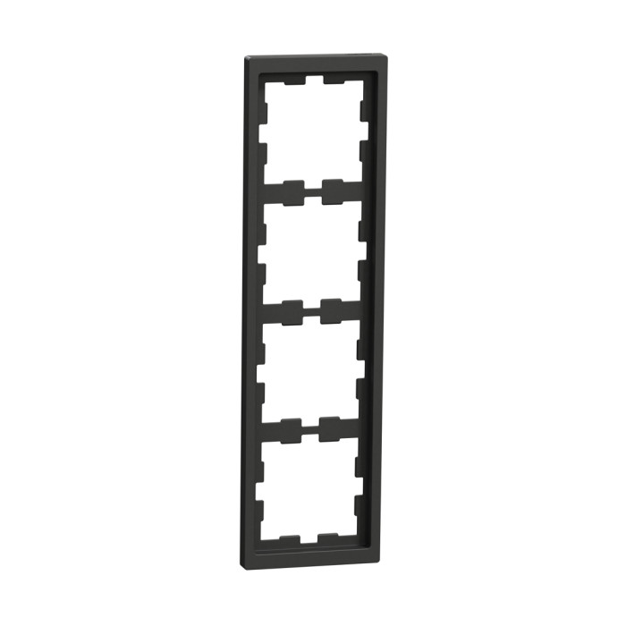 Рамка MERTEN MTN4040-6534 D-Life 4 постовая антрацит<br>74362