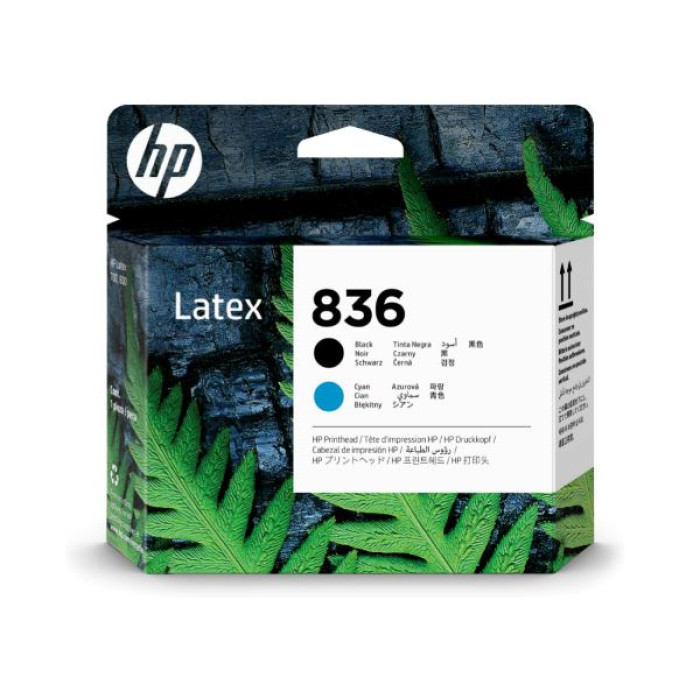 Печатающая головка HP Europe/4UV95A/Латексный/Черный и голубой/№836