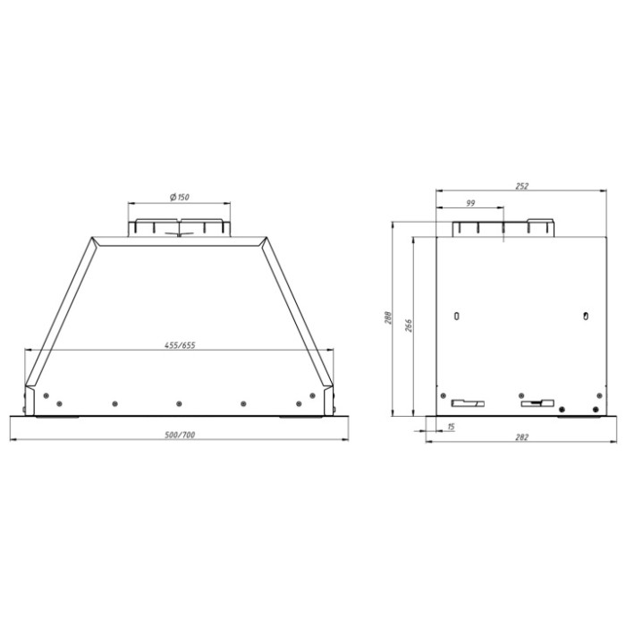 Franke VERA SS 72 черный, хром