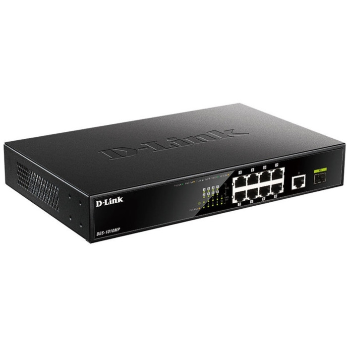 D-Link DGS-1010MP/A1A черный