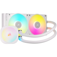 CORSAIR iCUE LINK TITAN 240 RX RGB White AIO, 240mm Radiator, Liquid CPU Cooler<br>