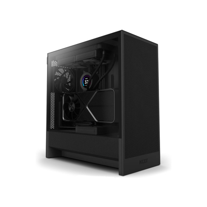 Компьютерный корпус NZXT H5 Flow CC-H52FB-01 Black без Б/П<br>76166
