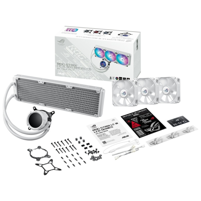 ASUS ROG STRIX LC III 360 ARGB LCD WHT