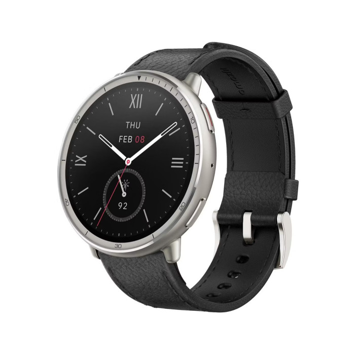 Смарт часы Amazfit Active 2 Round A2437 Black Leather<br>77066