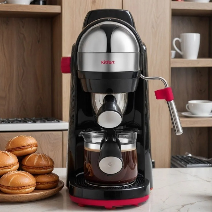 Кофеварка Kitfort KT-7444 черный