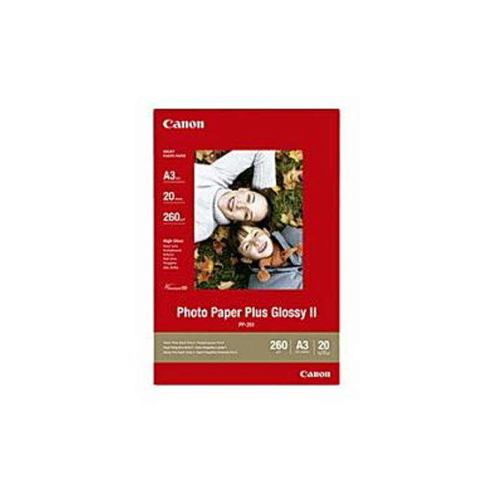 Глянцевая фотобумага Canon PP-201 Plus Glossy II A3, 20 шт.<br>77327