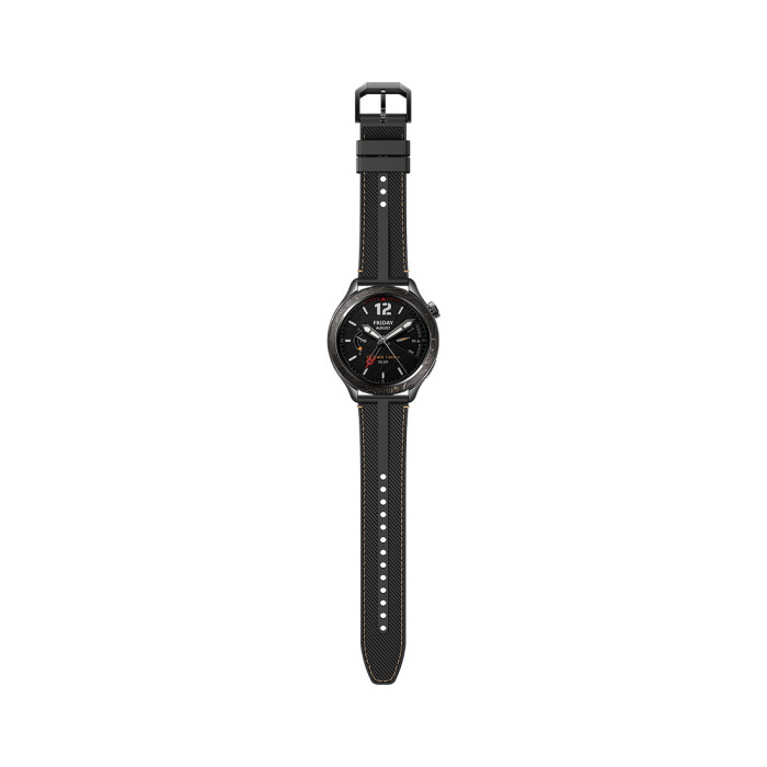 Комплект из ремешка и безеля для часов Xiaomi Watch S4 Bezel and Strap Kit-Midnight Carbon<br>77514