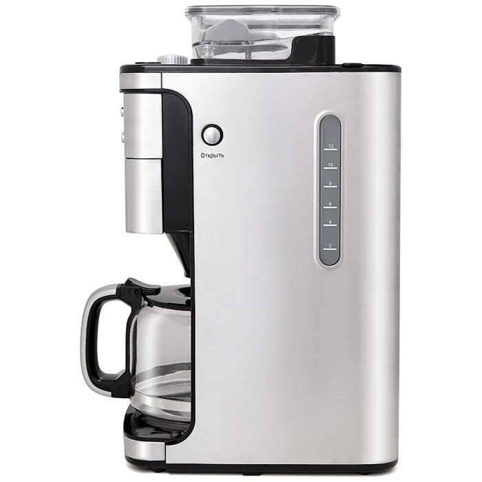 Кофеварка Kitfort KT-705 серебристый