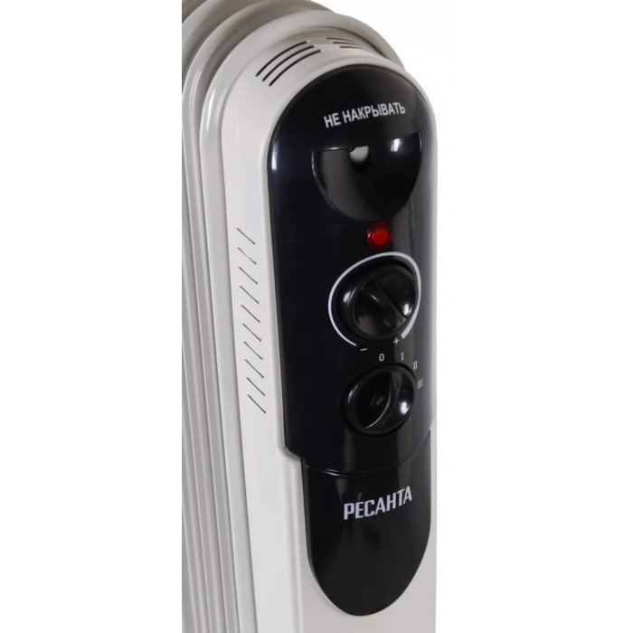 Масляный радиатор Ресанта РЕСАНТА ОМПТ-12Н белый