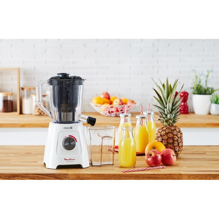 соковыжималка стационарный Moulinex Blendforce Powelix LM42Q110 белый, черный