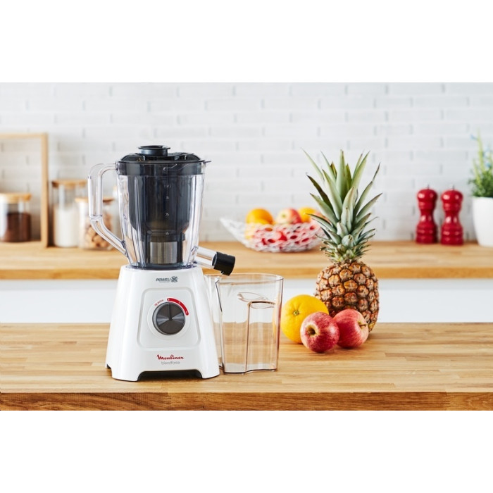 соковыжималка стационарный Moulinex Blendforce Powelix LM42Q110 белый, черный
