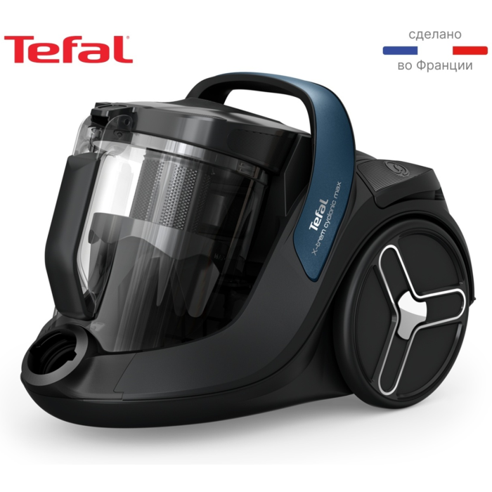Tefal X-Trem Cyclonic Max TW7B11EA черный, синий