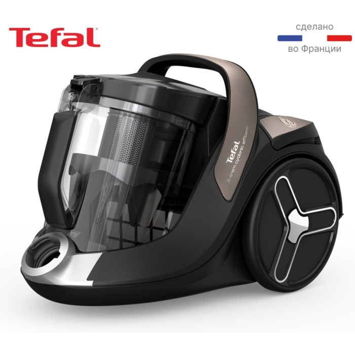 Tefal X-Trem Cyclonic Effitech TW7C89EA черный, бронзовый