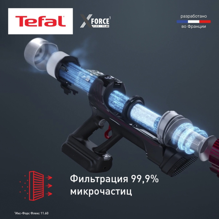 Tefal X-Force Flex 11.60 TY9890WO синий