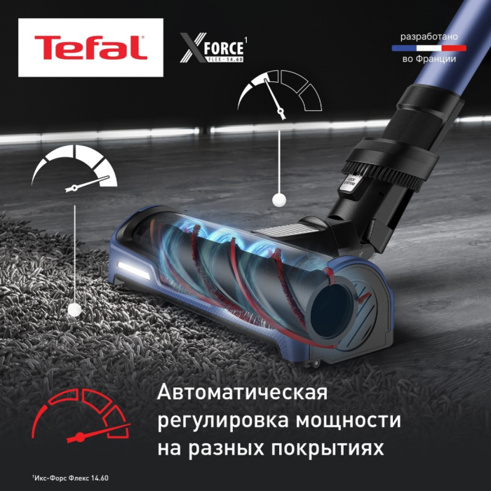 Tefal X-Force Flex 14.60 Aqua черный, синий